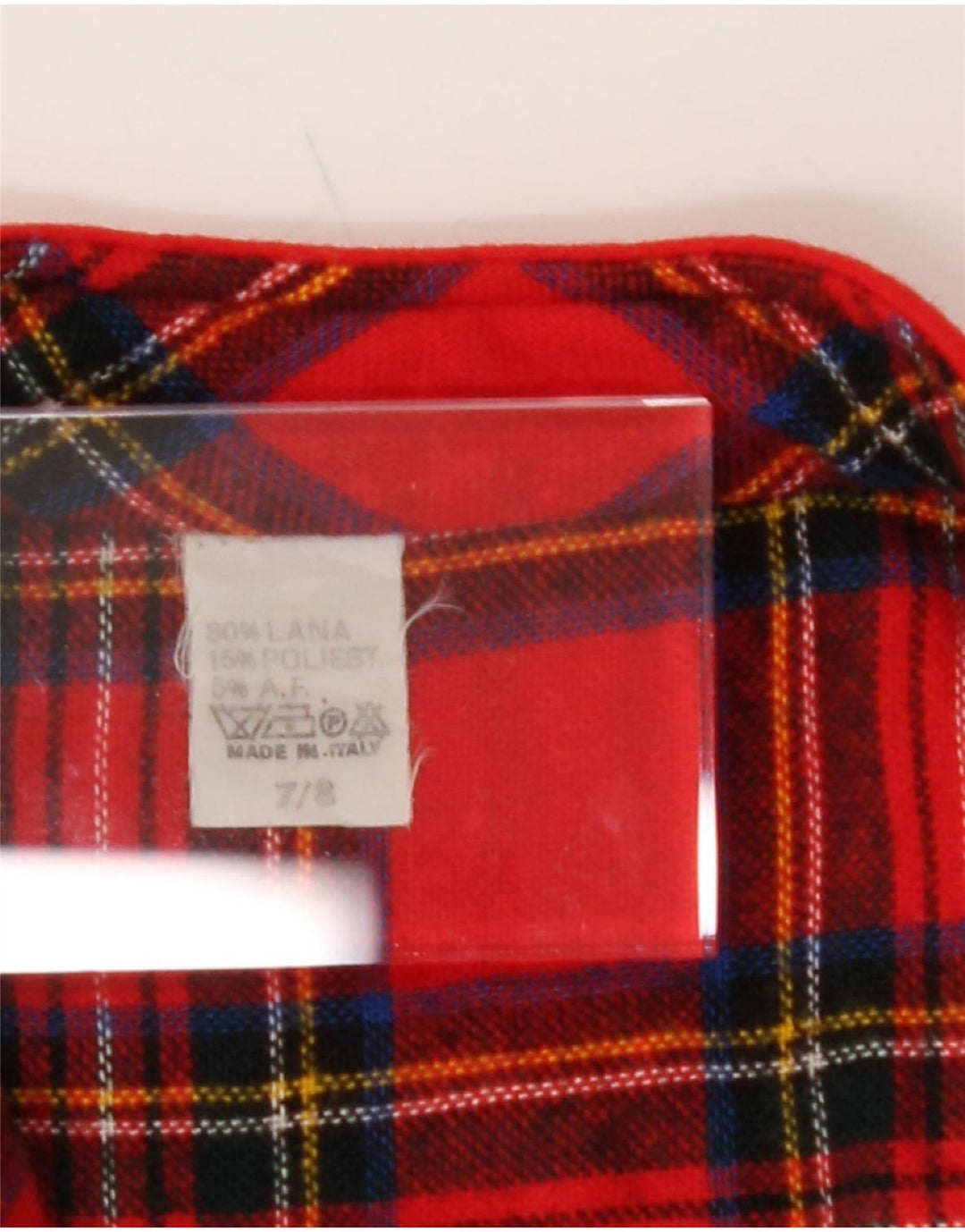 VINTAGE Womens Cape Coat One Size Red Wool Vintage Vintage and Second-Hand Vintage from Messina Hembry 