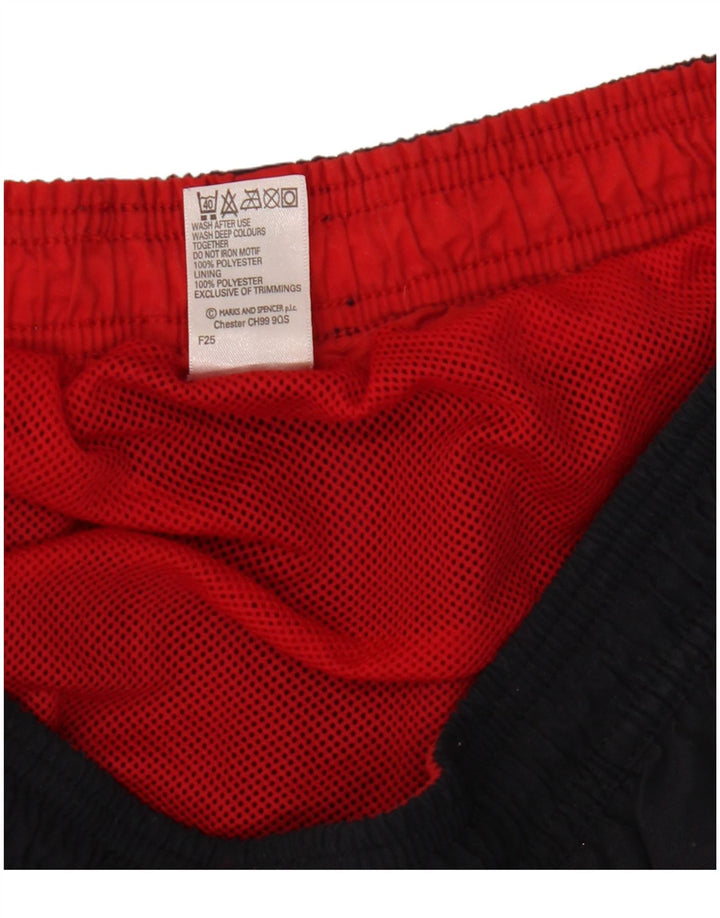 Pantaloni scurți de înot pentru bărbați Marks & Spencer, poliester mediu albastru bleumarin