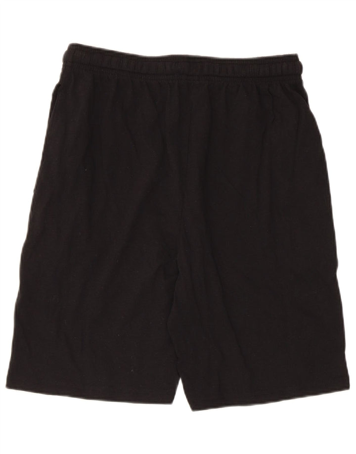 Pantaloni scurți sport Umbro Graphic Regular pentru bărbați, bumbac mediu negru