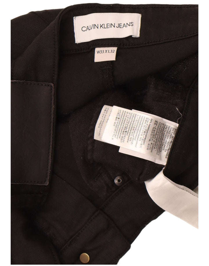 Blugi slim pentru bărbați Calvin Klein W33 L32 modal negru