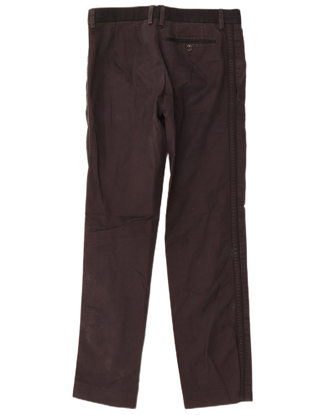 DOLCE & GABBANA Pantaloni chino drepți pentru femei IT 46 Large W32 L32 Negru