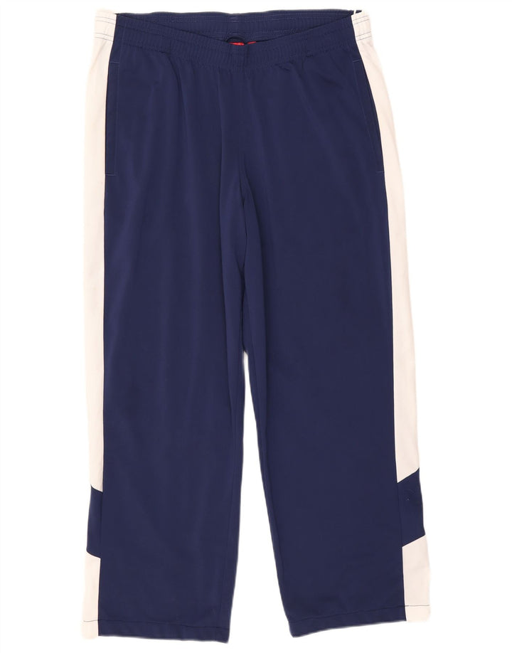 Pantaloni de trening Puma pentru bărbați, mari bleumarin, color block
