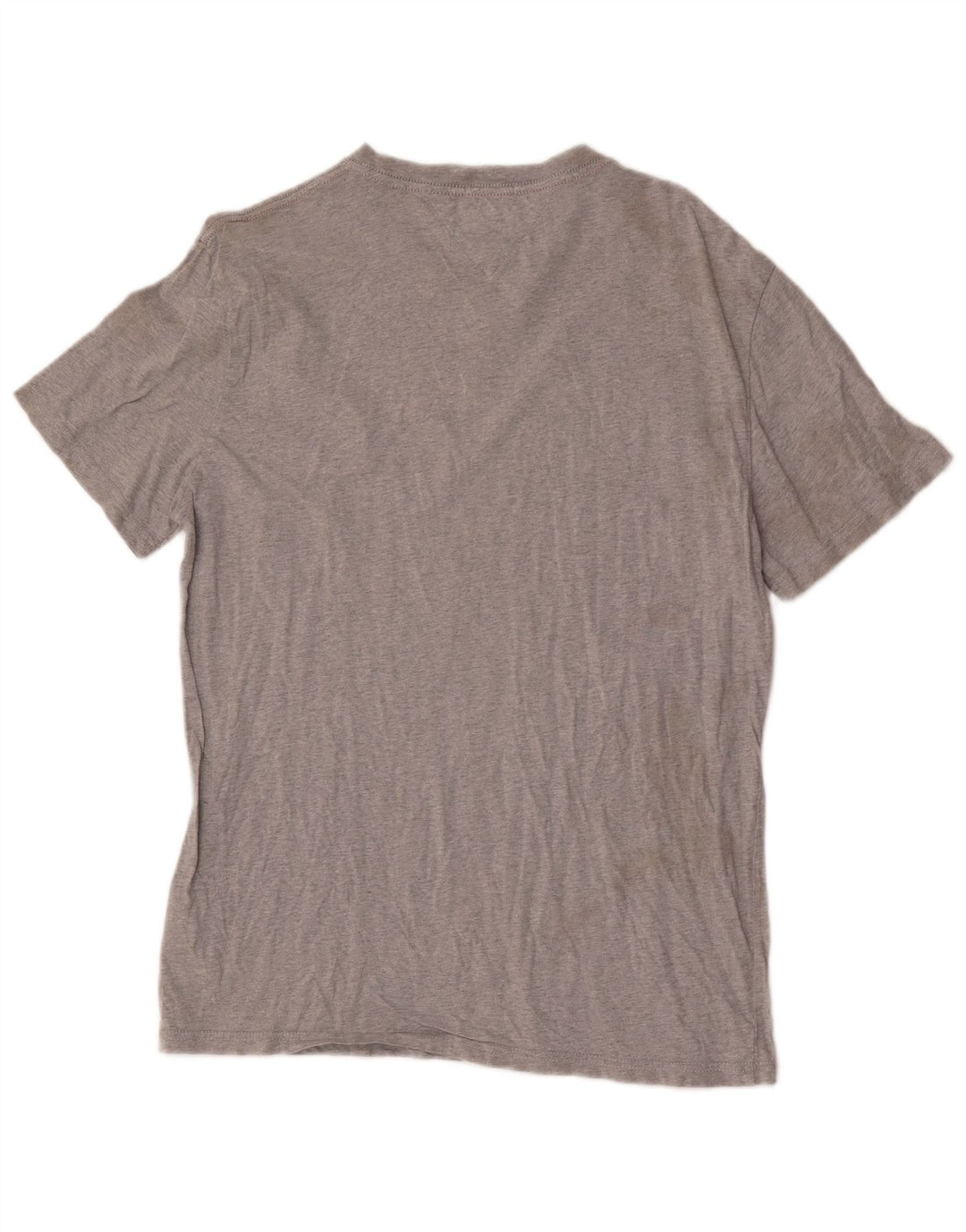 Tricou cu grafic Tommy Hilfiger pentru bărbați, cu croiala normală, din bumbac, gri mediu