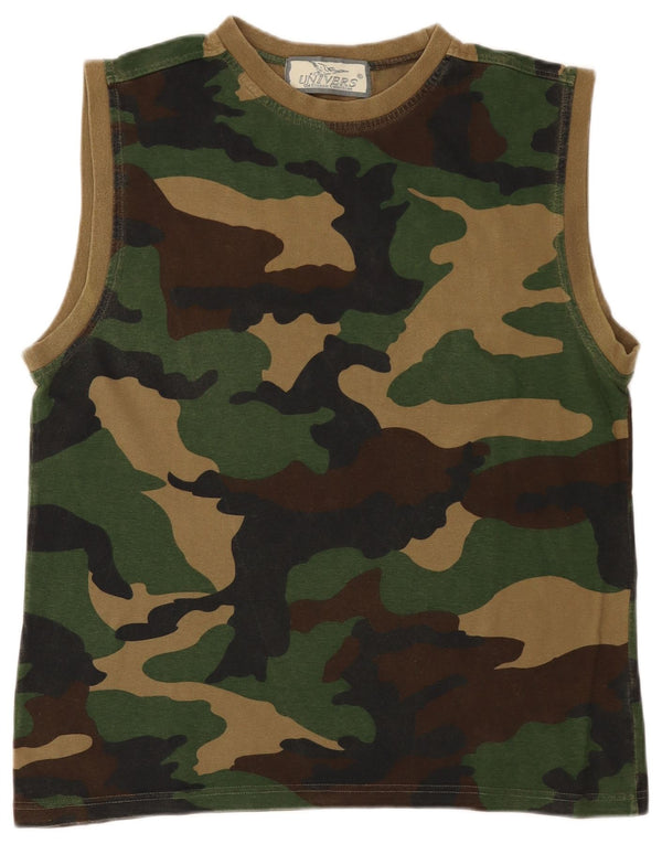 Vest Vest Top Femei Univers UK 18 XL Verde Camuflaj Bumbac