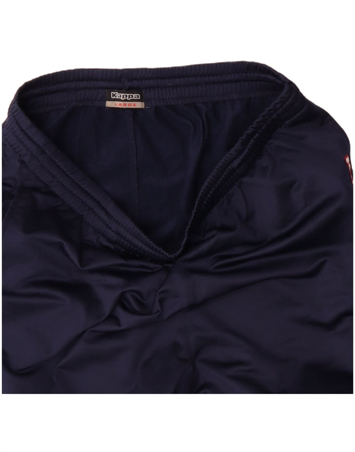 Pantaloni de trening grafic Kappa pentru bărbați, mari bleumarin