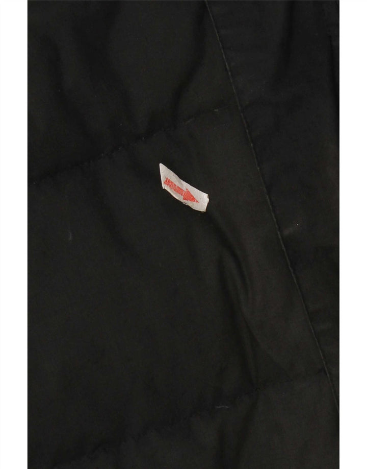 Jack Wolfskin Jachetă căptușită cu glugă pentru bărbați UK 36/38 Poliester mediu negru