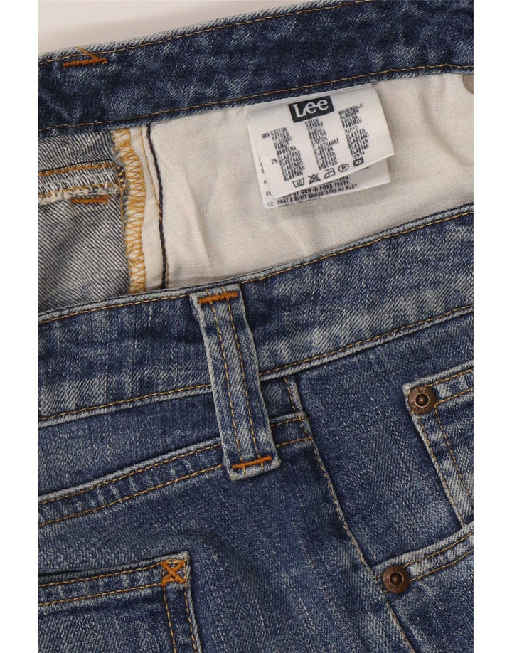 Blugi Lee Jinx Bootcut W33 L33, bumbac albastru