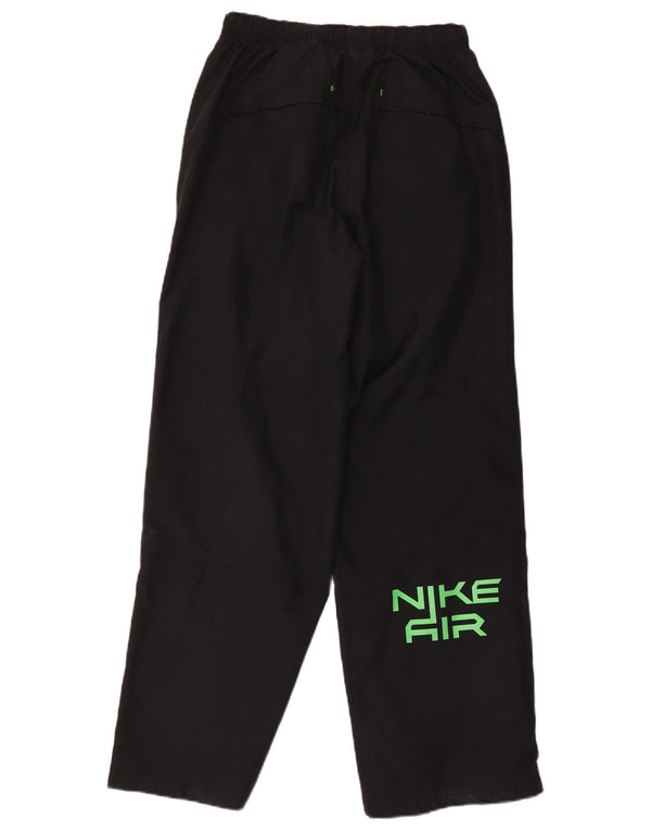Pantaloni de trening Nike pentru fete grafice 12-13 ani, mari, negru, poliester