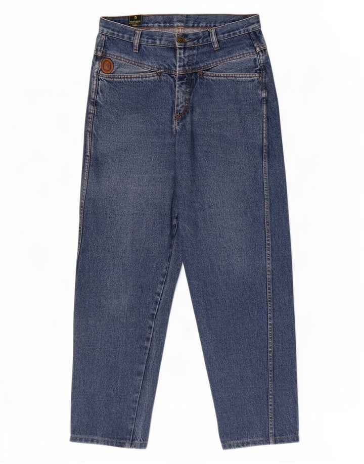 Trussardi blugi conici pentru femei W30 L29 albastru