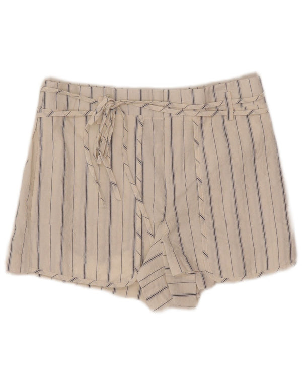 Pantaloni caldi pentru femei cu talie înaltă Zara Mici W26 cu dungi albe