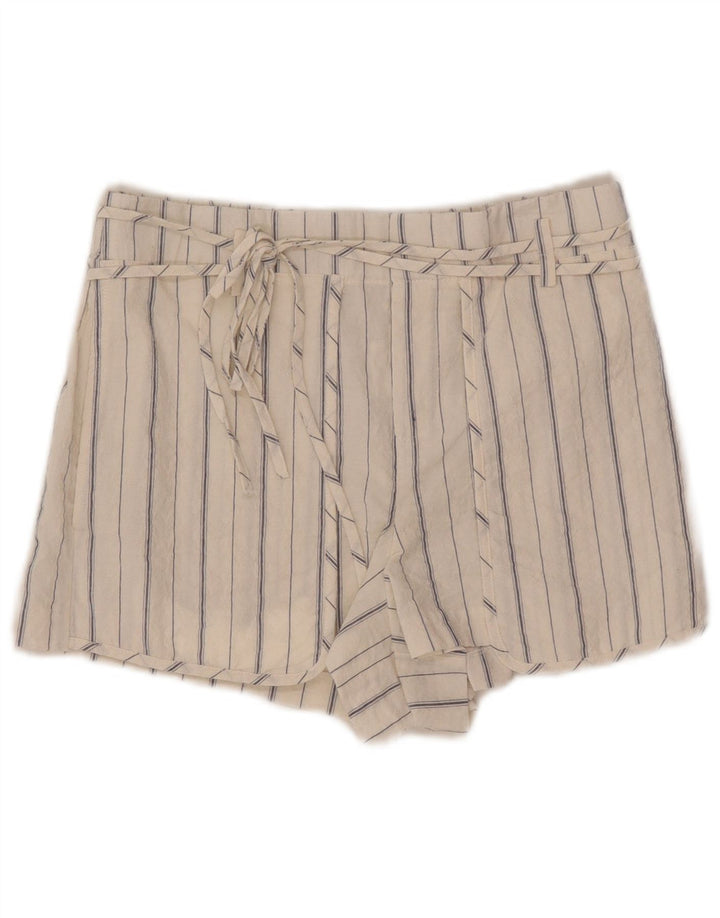 Pantaloni caldi pentru femei cu talie înaltă Zara Mici W26 cu dungi albe