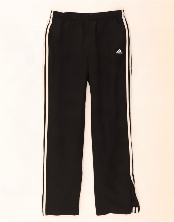 Pantaloni de trening Adidas pentru femei UK 14 Poliester negru mare