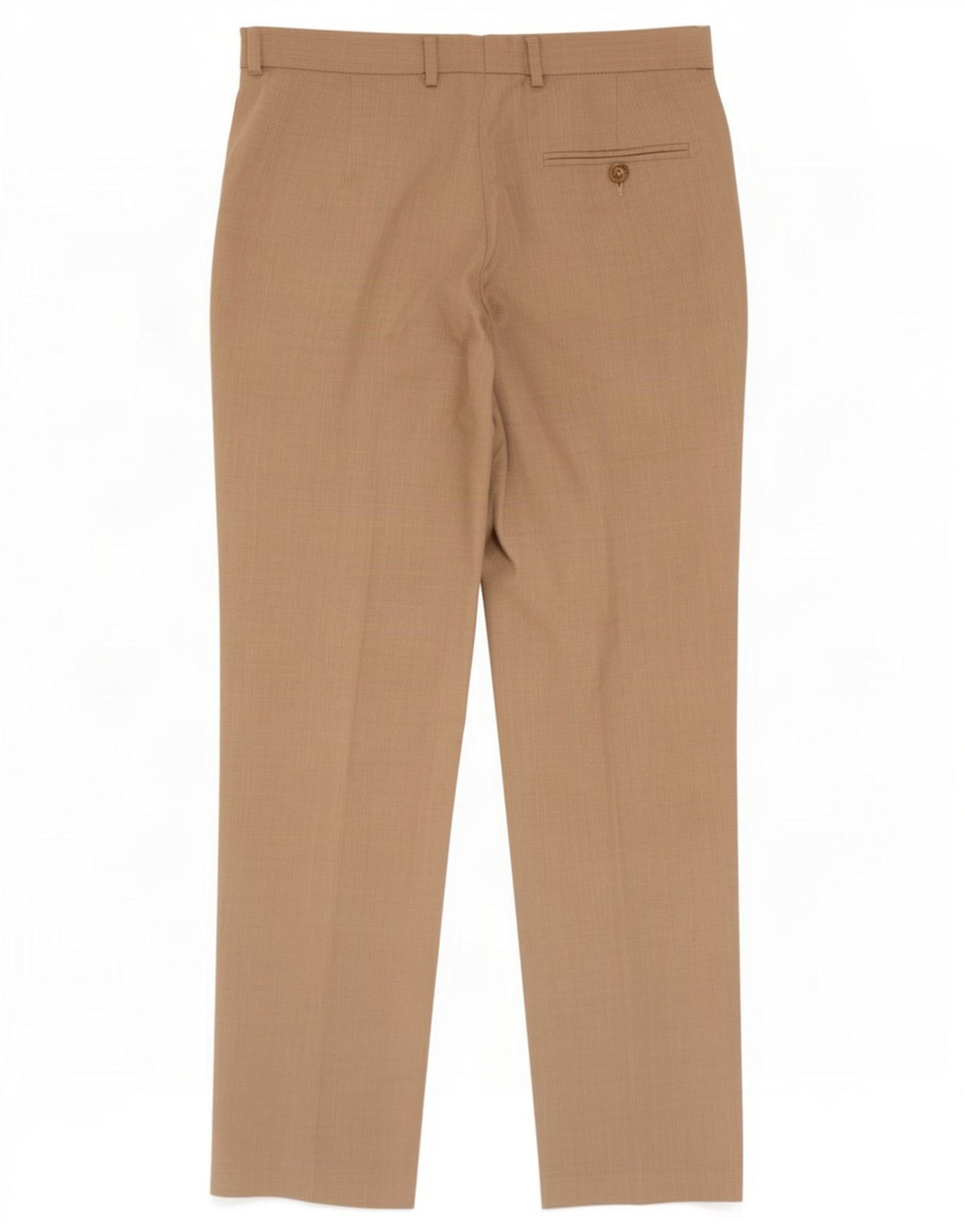 Pantaloni de costum pentru bărbați Marks & Spencer, cu ajustare normală, L32 L31, poliester bej