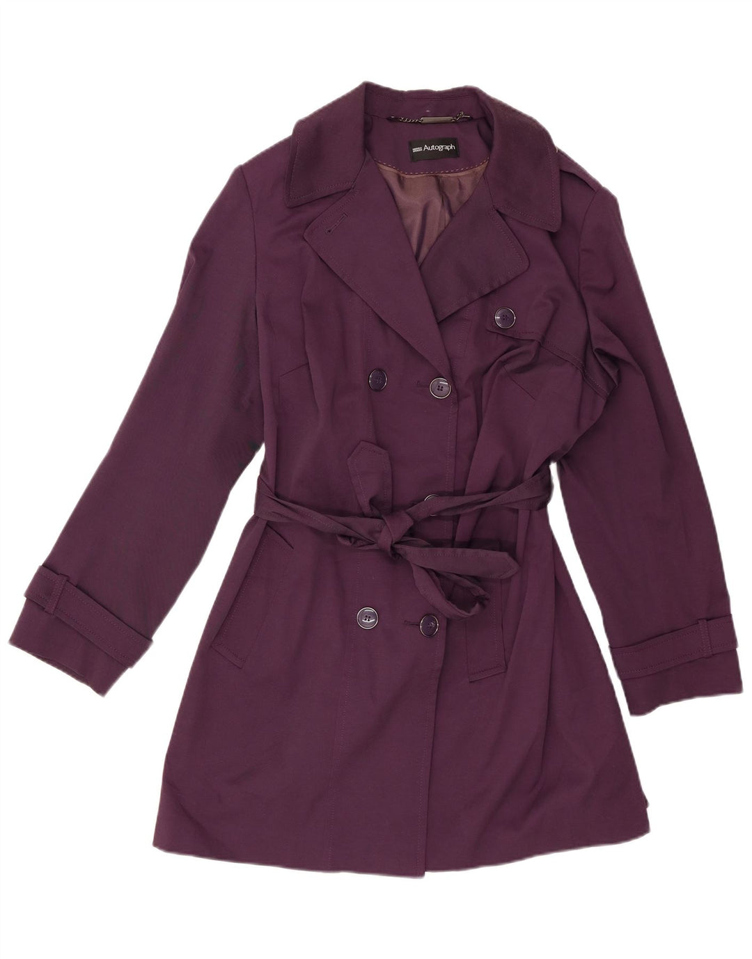 Trenci pentru femei Marks & Spencer cu autograf UK 18 XL Poliester violet