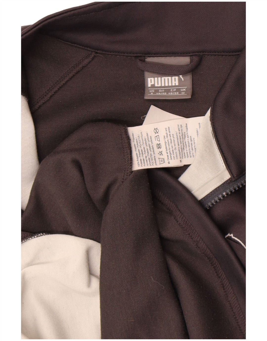 Trening pentru bărbați Puma Pullover Top mic, gri, poliester color bloc