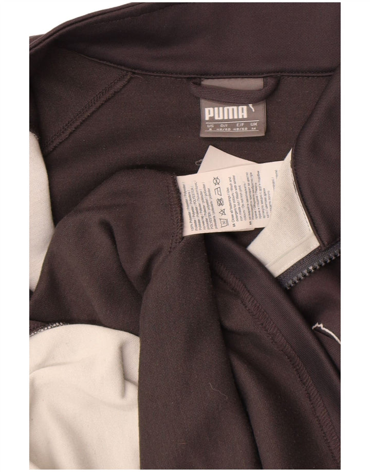 Trening pentru bărbați Puma Pullover Top mic, gri, poliester color bloc