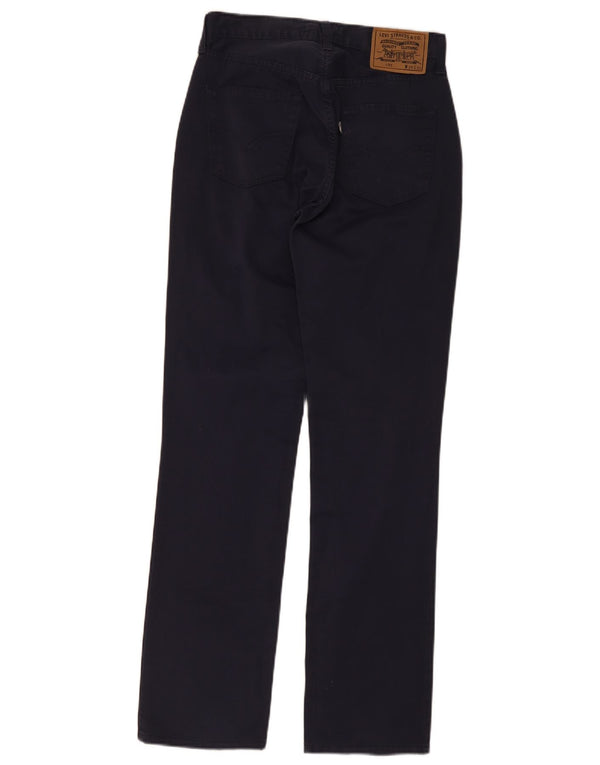 Pantaloni cargo 495 drepti pentru bărbați Levi's W29 L32 bumbac bleumarin