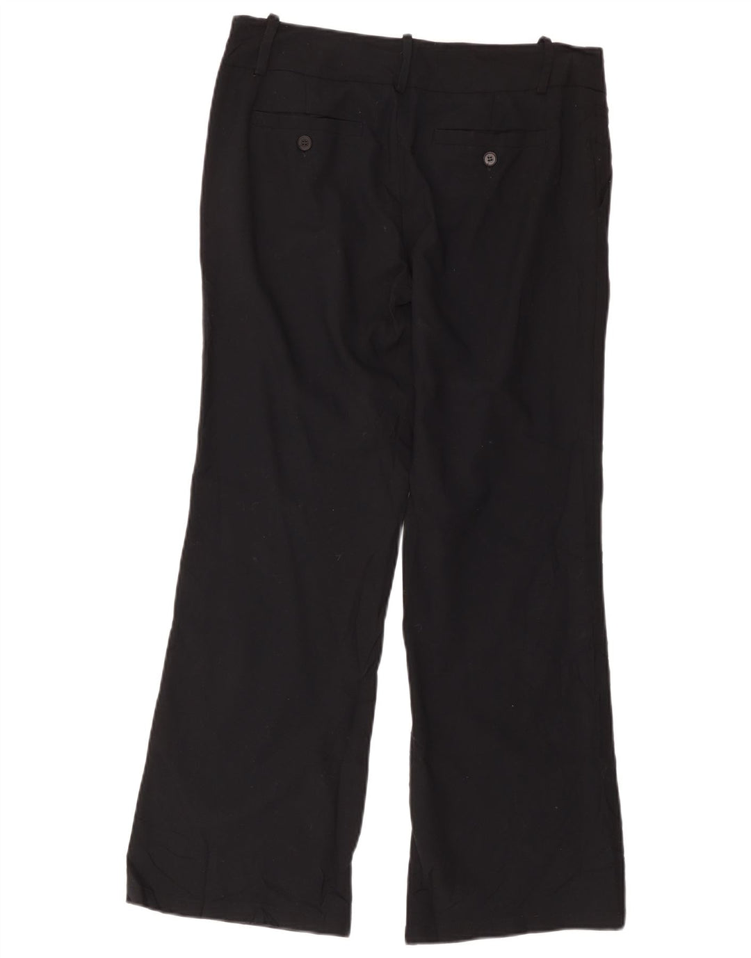 Pantaloni chino Bootcut pentru femei Zara EU 40 Mediu L30 L28 Poliester negru