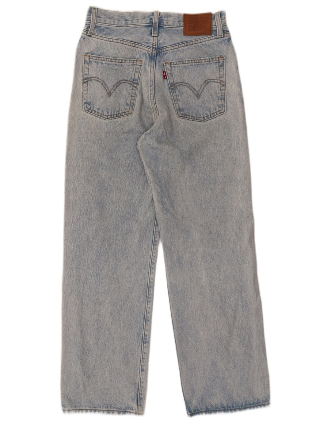 Blugi largi Levi's pentru femei W25 L27 bumbac albastru