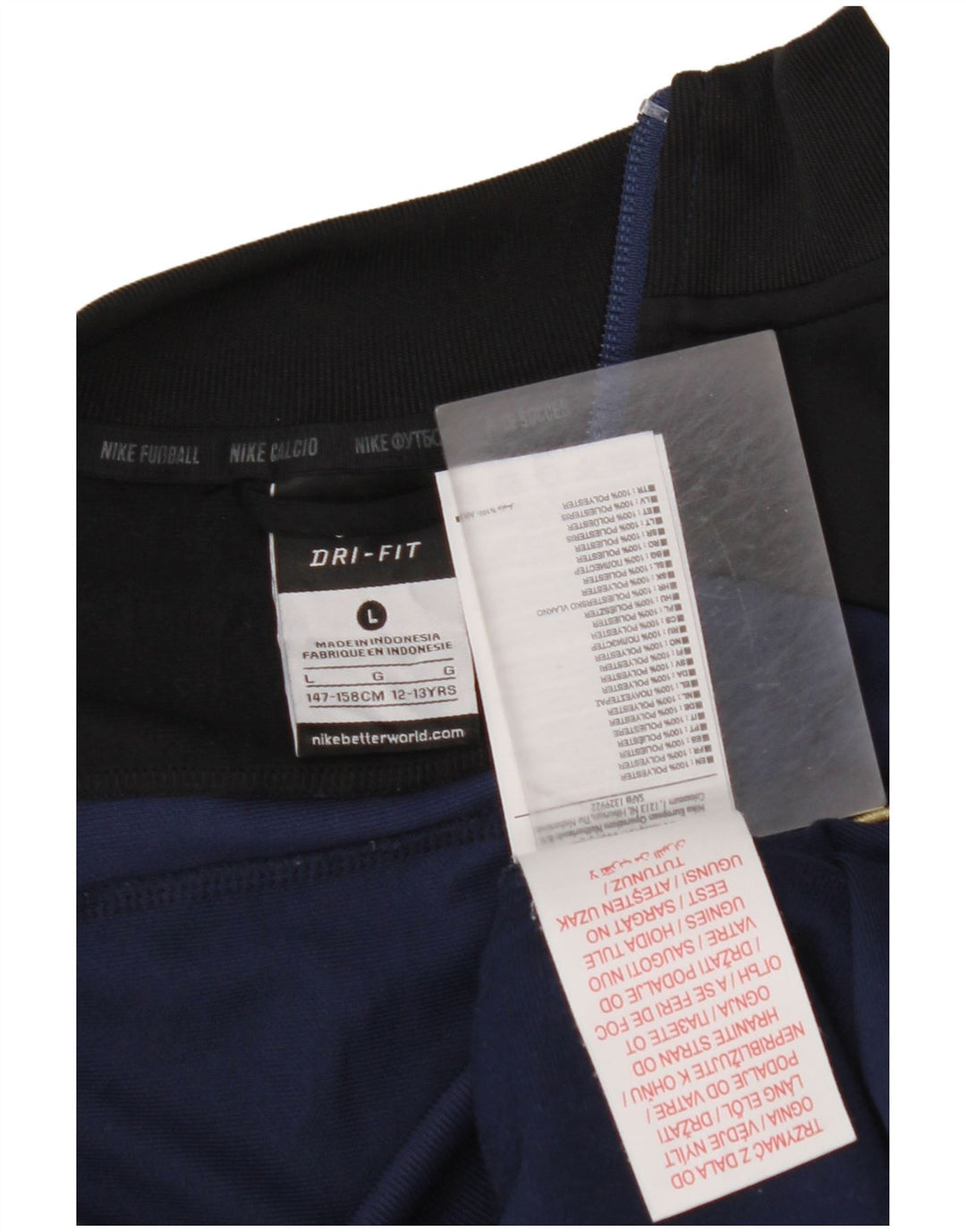 Jachetă de trening NIKE Real Madrid pentru băieți 12-13 ani, mare, bleumarin