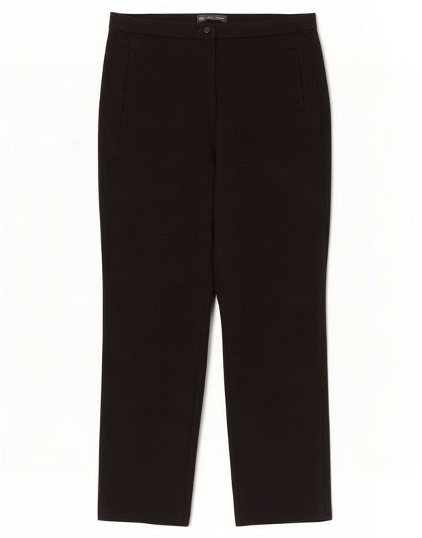 Pantaloni casual drepti pentru femei Marks & Spencer UK 12 Medium W34 L30 Negru