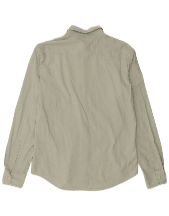 Cămașă Levi's Slim Fit pentru bărbați, bumbac verde mediu