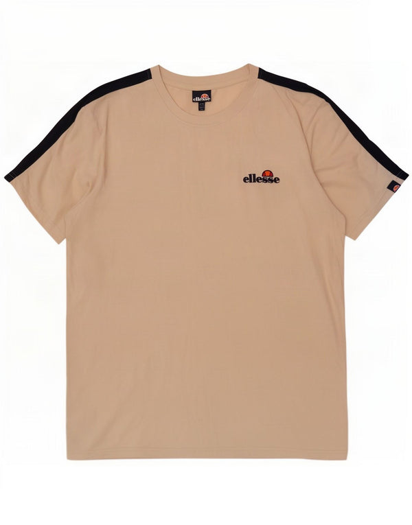 Tricou pentru bărbați Ellesse Top 2XL din bumbac alb colorat