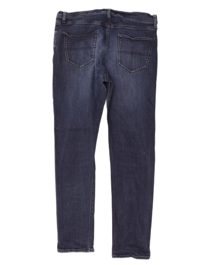 Blugi subțiri pentru bărbați Marks & Spencer W36 L33 Bumbac bleumarin