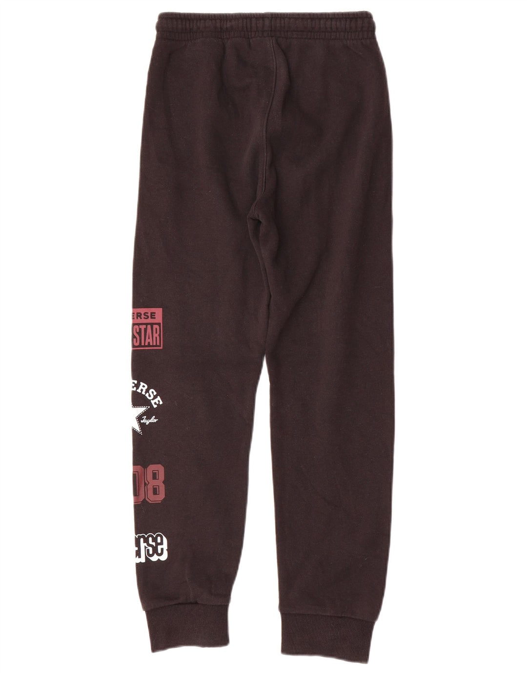 Pantaloni de trening grafic Converse pentru băieți Pantaloni de jogging 10-11 ani mediu negru