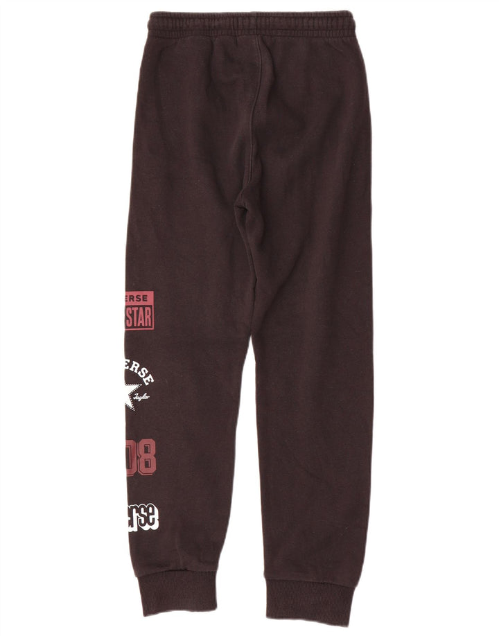 Pantaloni de trening grafic Converse pentru băieți Pantaloni de jogging 10-11 ani mediu negru