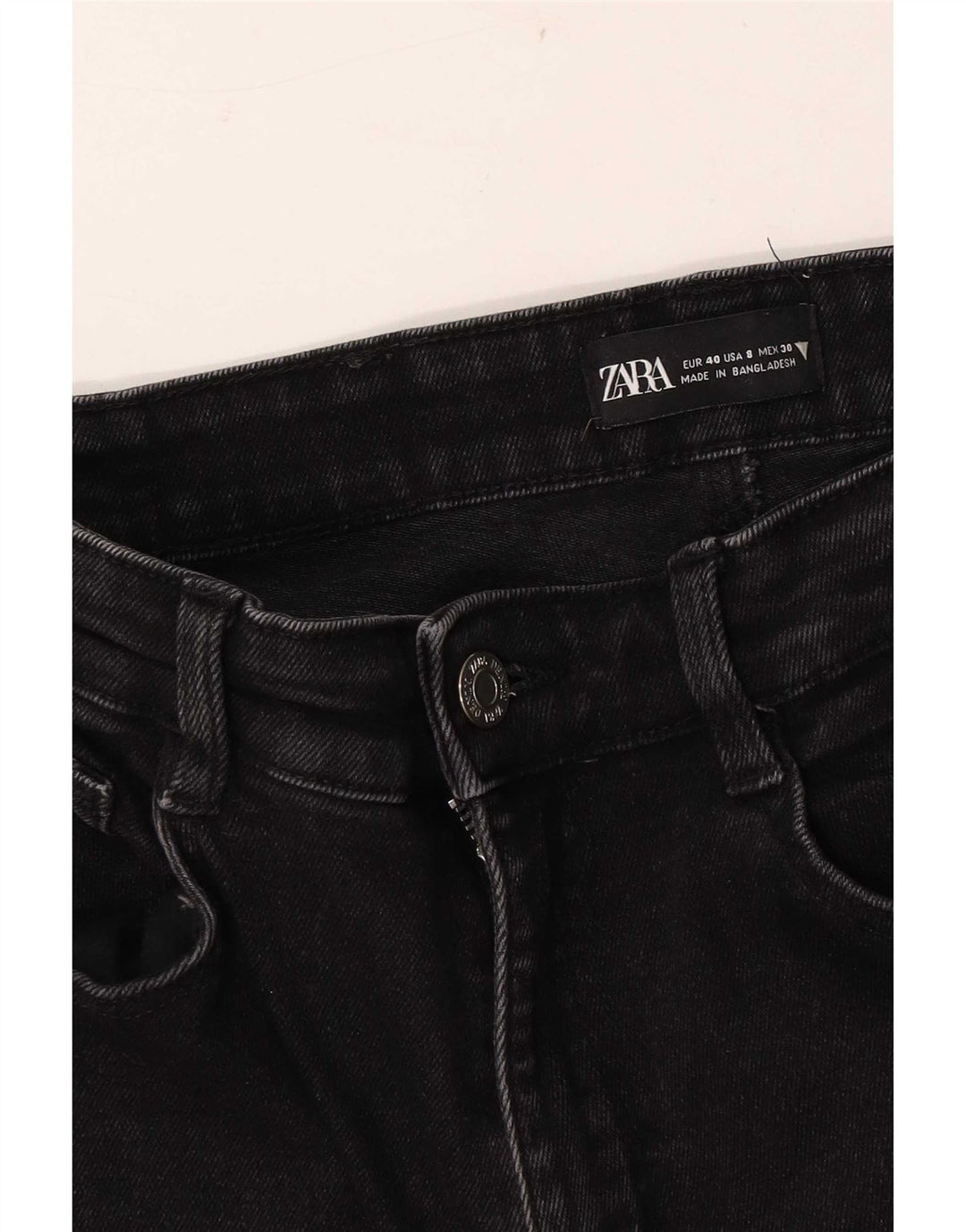 Blugi skinny pentru femei Zara EU 40 Medium W30 L26 Negri