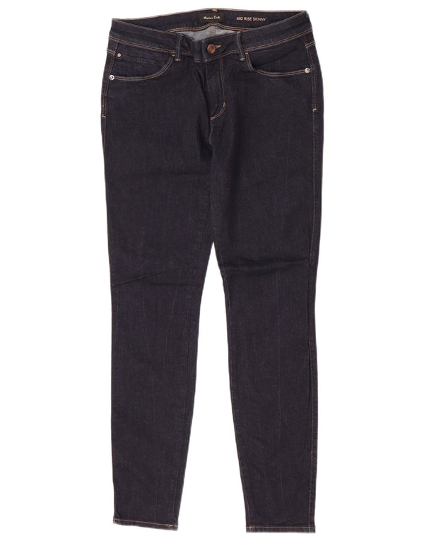 Massimo Dutti Blugi skinny pentru femei cu talie medie EU 40 Medium W30 L29 Bleumarin