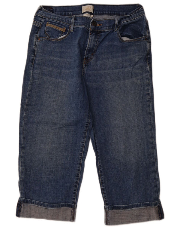 LEVI'S Womens 515 Capri Jeans US 8 Medium W28 L19  Blue Cotton