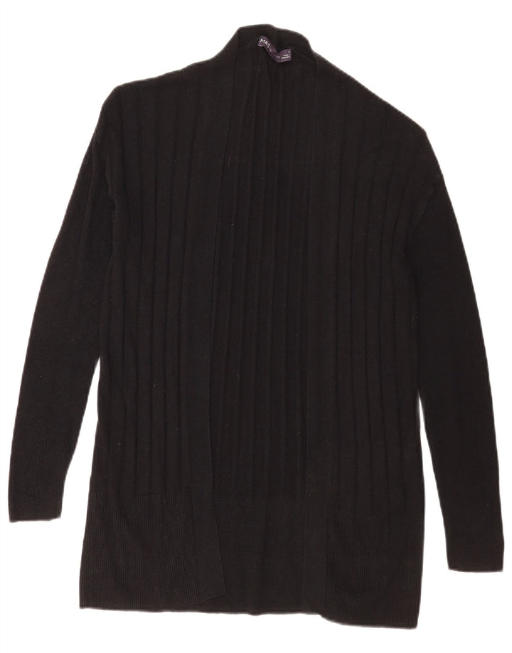 Pulover cardigan deschis pentru femei Marks & Spencer UK 10 mic cu dungi negre