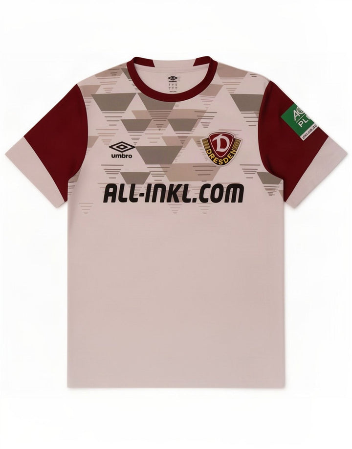Tricou grafic pentru bărbați Umbro Top mic, alb, poliester color bloc