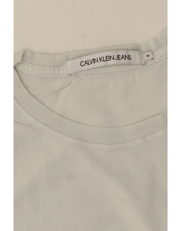 CALVIN KLEIN JEANS Tricou grafic pentru bărbați Top Medium White