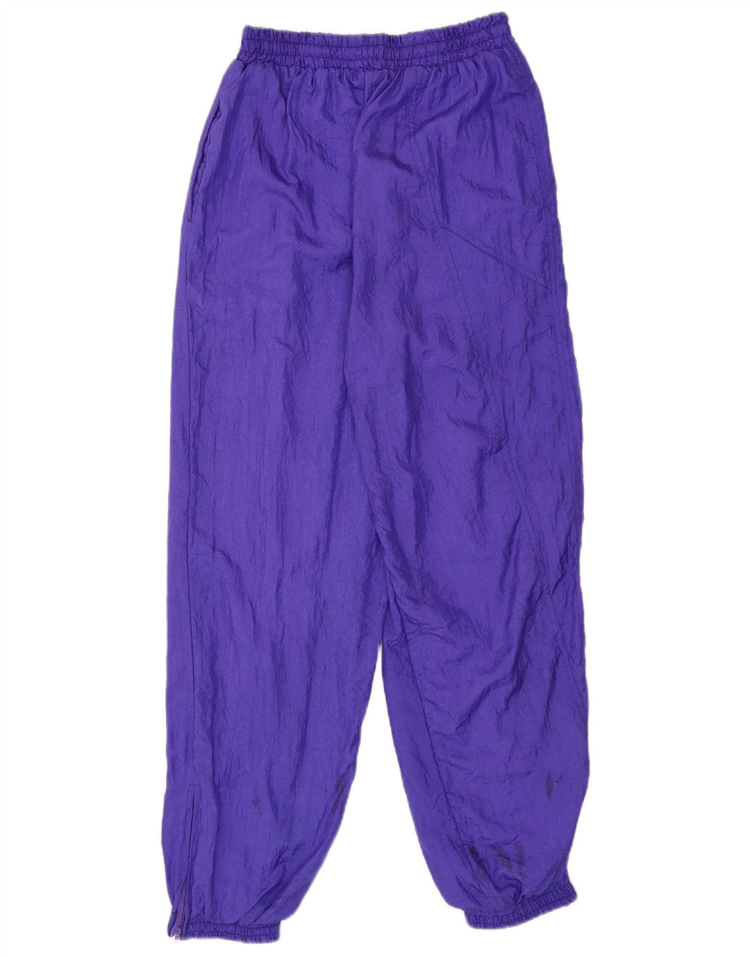 Pantaloni de trening pentru bărbați vintage Joggeri nailon violet mediu