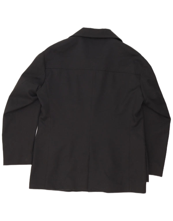 GEORGE MILLER Jachetă pentru bărbați cu 4 nasturi, UK 42 XL, poliester negru
