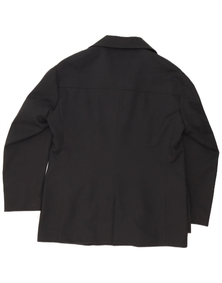 GEORGE MILLER Jachetă pentru bărbați cu 4 nasturi, UK 42 XL, poliester negru