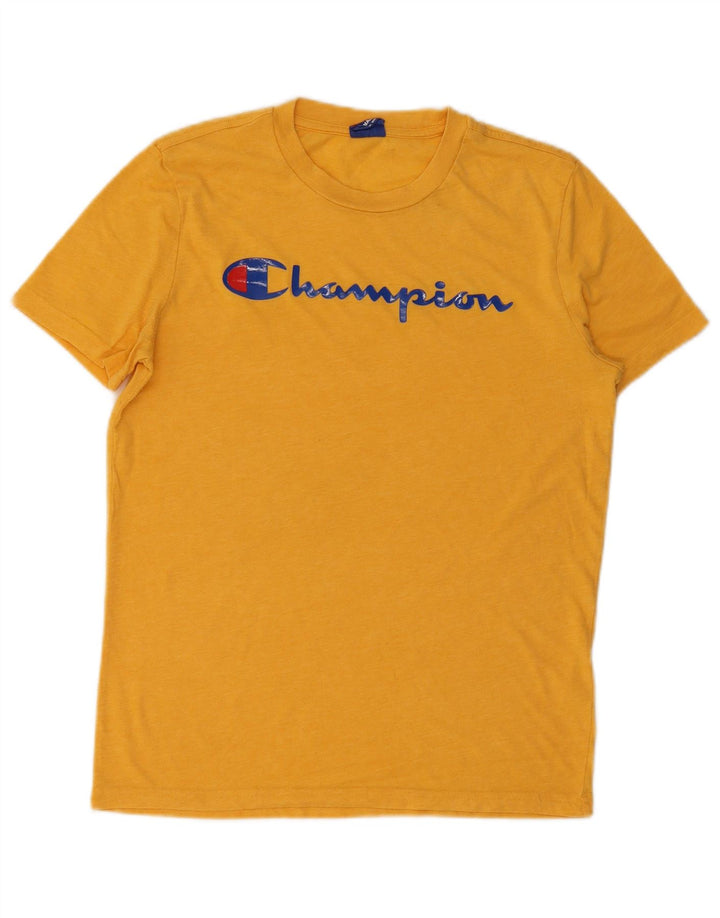 Tricou grafic Champion pentru bărbați Top mic galben