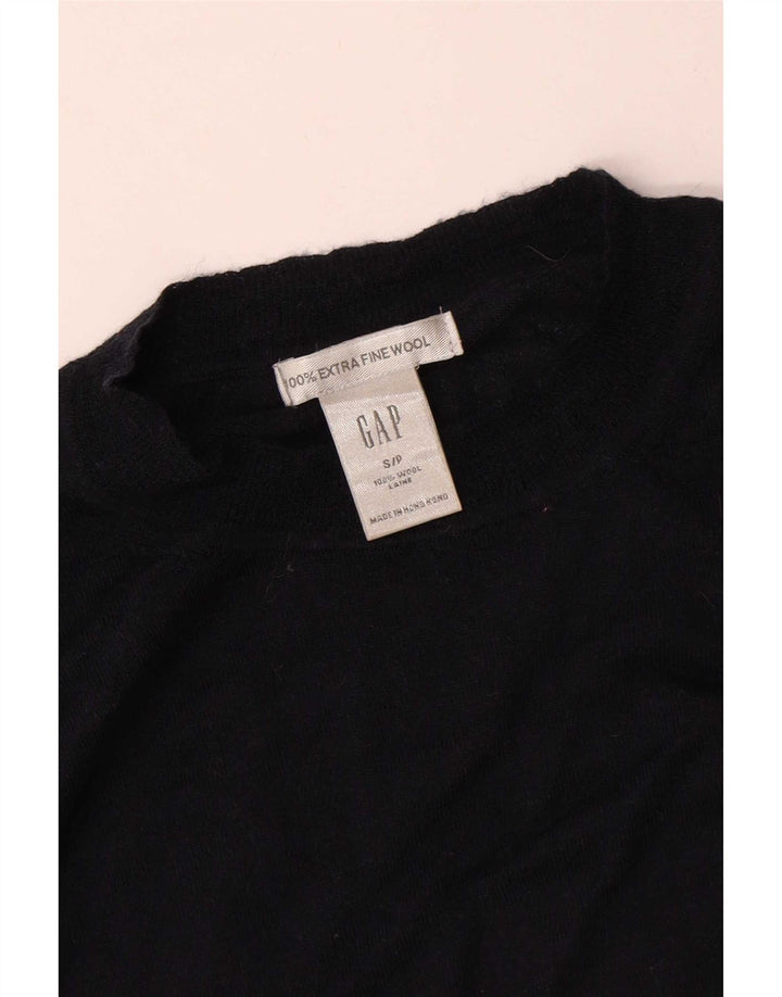 Pulover pentru femei Gap cu decolteu triplu UK 10 Mic Lână bleumarin