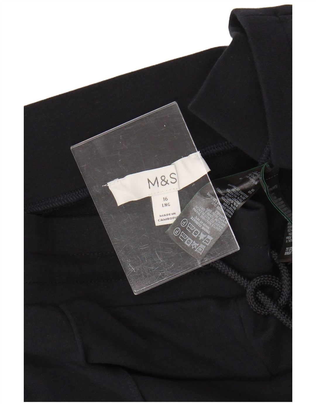 Pantaloni de trening pentru femei Marks & Spencer UK 16 mare bumbac bleumarin