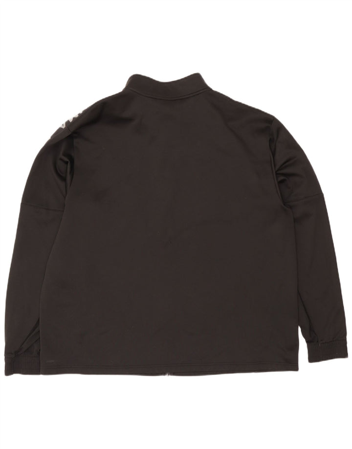 Jachetă de trening cu grafică Puma pentru bărbați, poliester negru 2XL