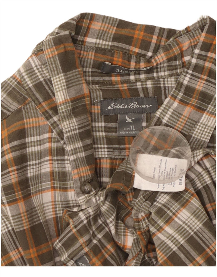 Cămașă cu mânecă scurtă pentru bărbați Eddie Bauer, mare, multicoloră