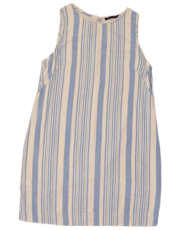 Rochie de bază fără mâneci pentru femei Marks & Spencer UK 16 mare cu dungi albastre