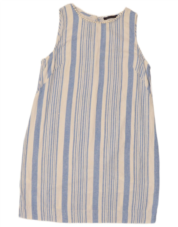 Rochie de bază fără mâneci pentru femei Marks & Spencer UK 16 mare cu dungi albastre