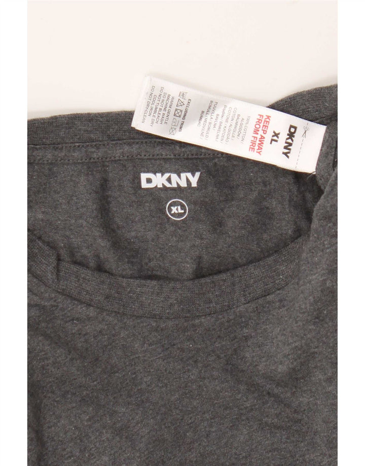 Tricou pentru bărbați Dkny Top XL bumbac gri