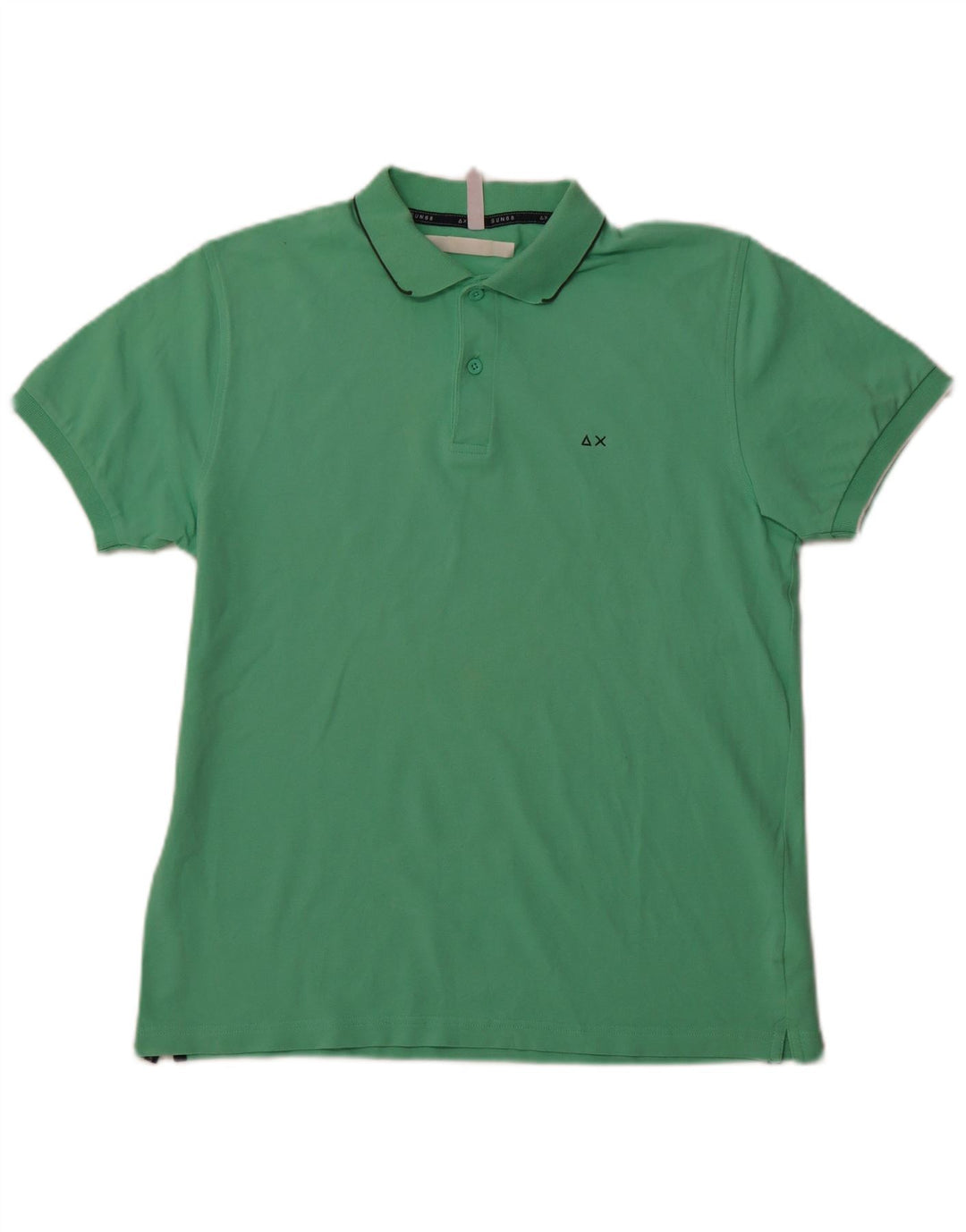 SUNDEK tricou polo pentru bărbați, bumbac verde mare
