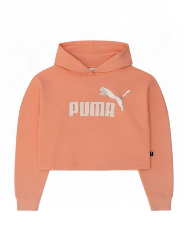 Pulover Puma Fete Graphic Crop Hoodie 13-14 Ani Roz Bumbac