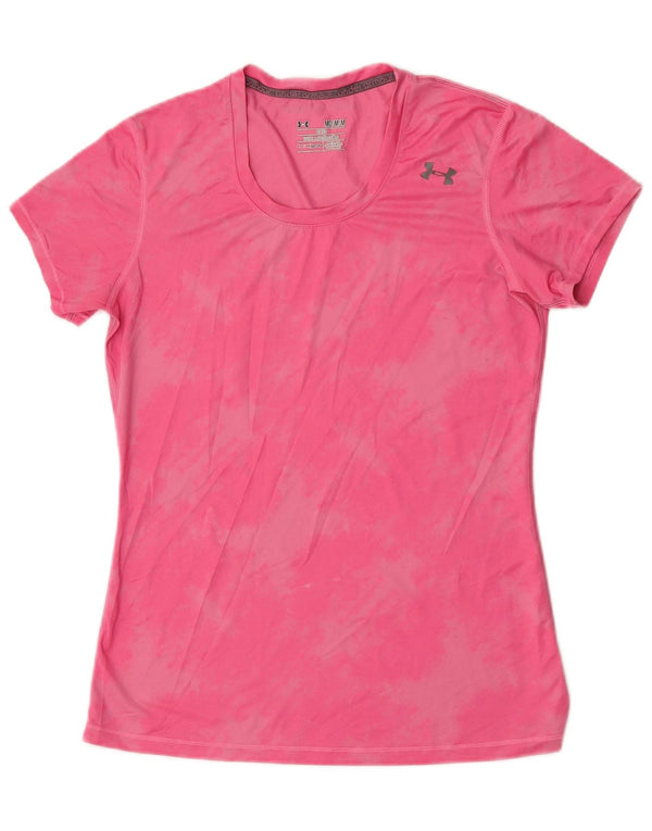 Tricou Under Armour pentru femei Heat Gear Top UK 14 Medium Pink Tie Dye
